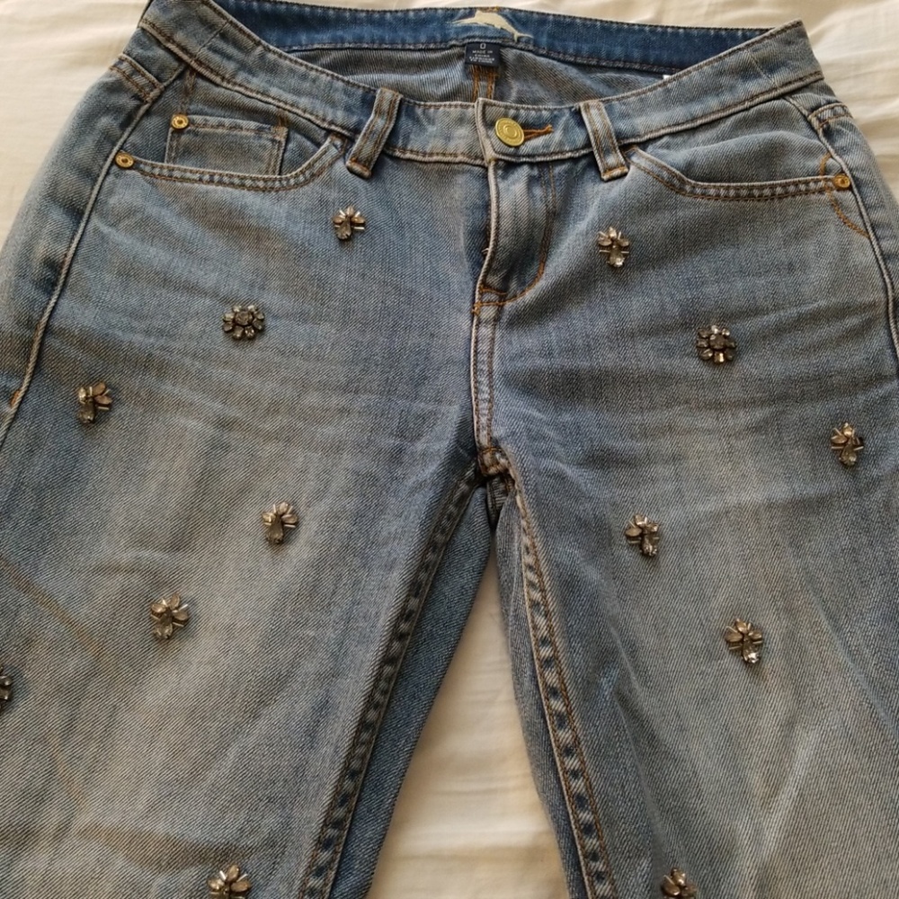 Tommy Bahama embellished denim